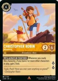lorcana rise of the floodborn christopher robin adventurer