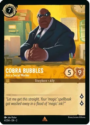 Cobra Bubbles - Just a Social Worker