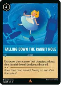 lorcana rise of the floodborn falling down the rabbit hole