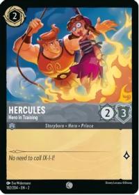 lorcana rise of the floodborn hercules hero in training