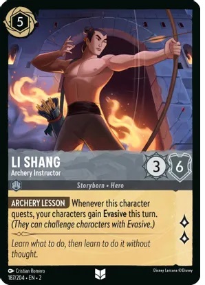 Li Shang - Archery Instructor - Foil