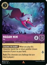 lorcana rise of the floodborn madam mim fox