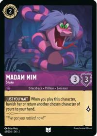 lorcana rise of the floodborn madam mim snake foil