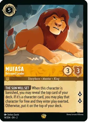 Mufasa - Betrayed Leader