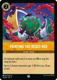 lorcana rise of the floodborn painting the roses red