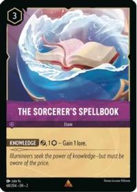 lorcana rise of the floodborn the sorcerer s spellbook
