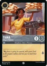 lorcana rise of the floodborn tiana diligent waitress foil