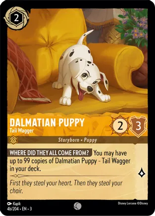 Dalmatian Puppy - Tail Wagger (4b-204)