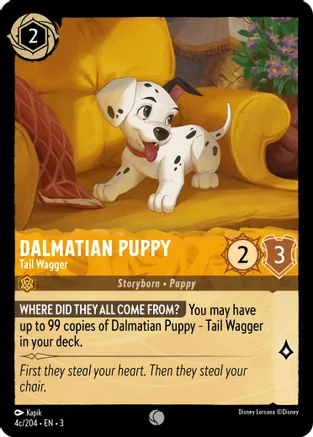 Dalmatian Puppy - Tail Wagger (4c-204)
