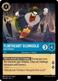 lorcana into the inklands flintheart glomgold lone cheater