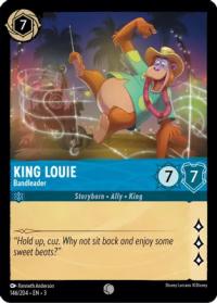 lorcana into the inklands king louie bandleader foil