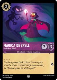 lorcana into the inklands magica de spell ambitious witch