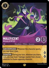 lorcana into the inklands maleficent mistress of all evil