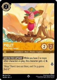 lorcana into the inklands piglet pooh pirate captain