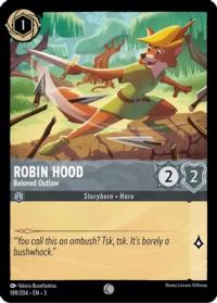 lorcana into the inklands robin hood beloved outlaw foil