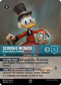 lorcana into the inklands scrooge mcduck richest duck in the world alternate art