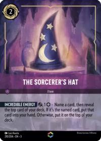lorcana into the inklands the sorcerer s hat alternate art