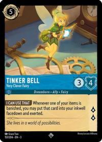 lorcana into the inklands tinker bell very clever fairy