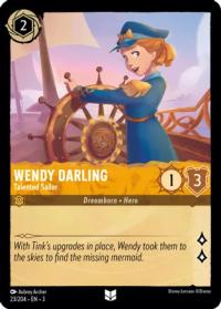 lorcana into the inklands wendy darling talented sailor foil