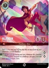 lorcana the first chapter aladdin heroic outlaw enchanted