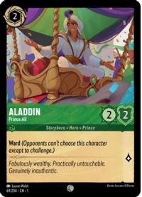 Aladdin - Prince Ali - Foil