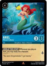 lorcana the first chapter ariel whoseit collector foil