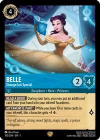 lorcana the first chapter belle strange but special foil