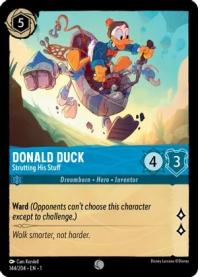 lorcana the first chapter donald duck strutting his stuff