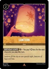 lorcana the first chapter lantern