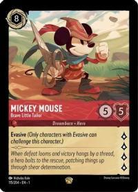 lorcana the first chapter mickey mouse brave little tailor foil