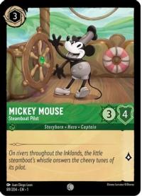 lorcana the first chapter mickey mouse steamboat pilot