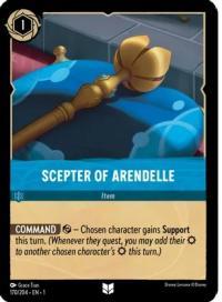 lorcana the first chapter scepter of arendelle foil