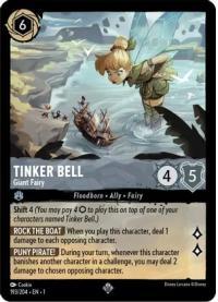 lorcana the first chapter tinker bell giant fairy foil