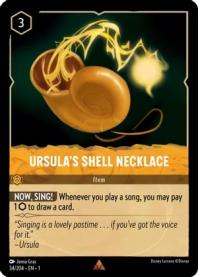 lorcana the first chapter ursula s shell necklace