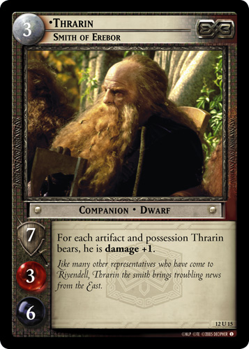 Thrarin, Smith of Erebor