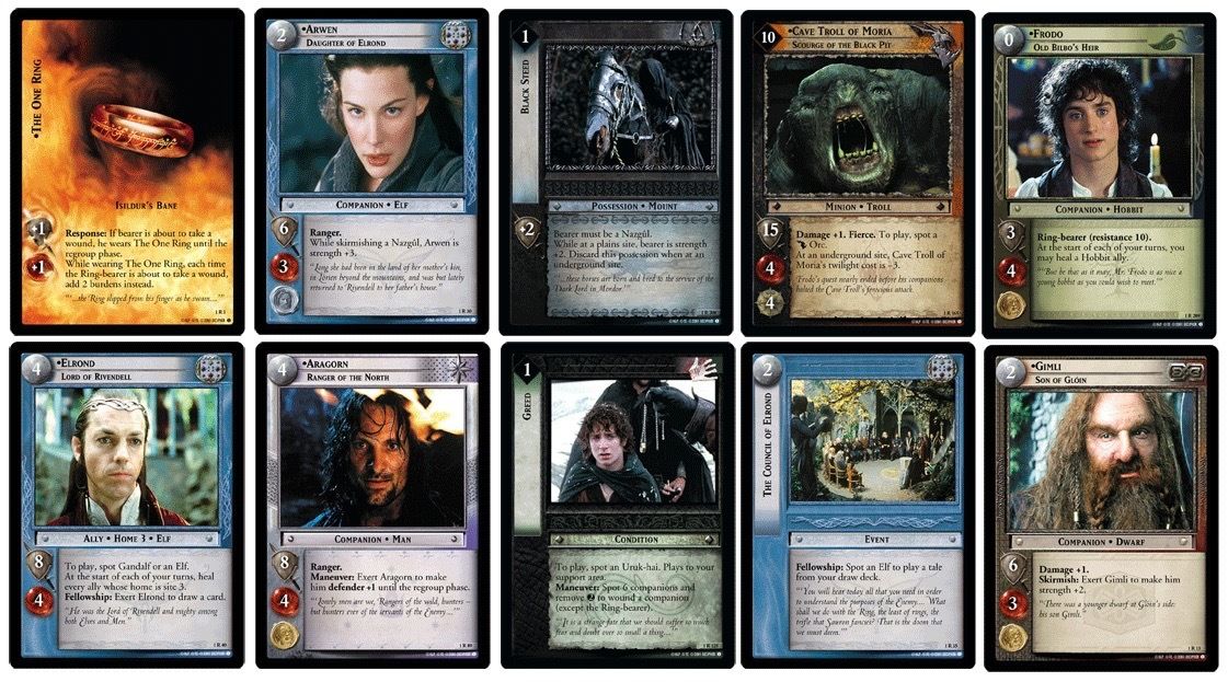 Fellowship of the Ring Complete 365-Card FOIL SET *ULTRA RARE*
