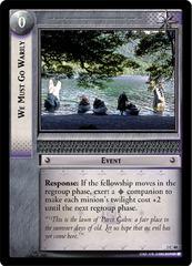 lotr tcg realms of the elf lords we must go warily
