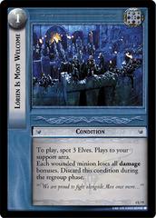 lotr tcg the two towers lorien is most welcome
