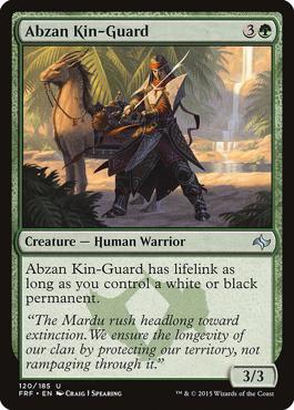 Abzan Kin-Guard 120-185 (FOIL)