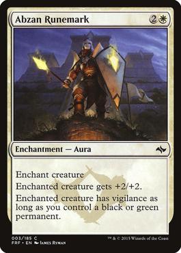 Abzan Runemark 3-185