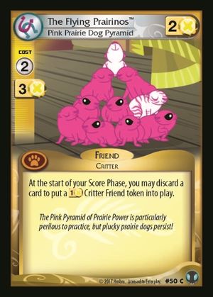The Flying Prairinos, Pink Prairie Dog Pyramid