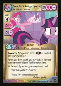 my little pony defenders of equestria pinkie pie twilight sparkle all under control