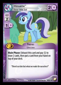 my little pony equestrian odysseys minuette time will tell