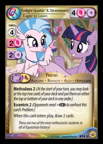 Twilight Sparkle & Silverstream, Eager to Learn #74