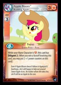 my little pony high magic apple bloom budding apple