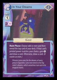 my little pony mlp promos in your dreams foil