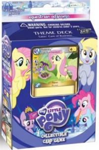 my little pony my little pony sealed product equestrian odysseys taking care of business theme deck