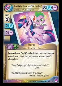 my little pony sequestria beyond twilight sparkle spike ultimate organizers