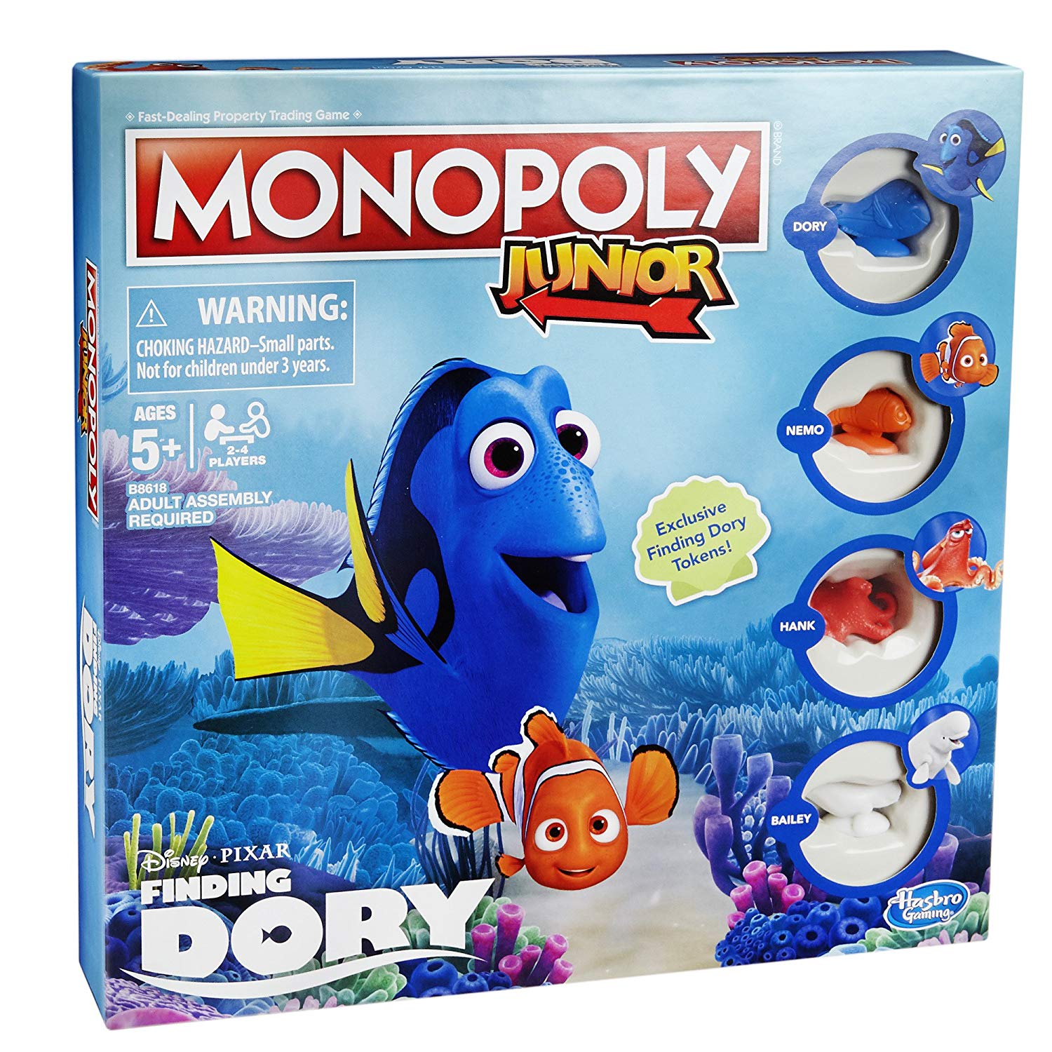 Monopoly Junior: Disney Pixar Finding Dory Edition