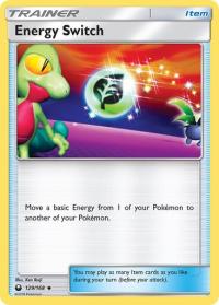 pokemon SM celestial storm energy switch 129 168